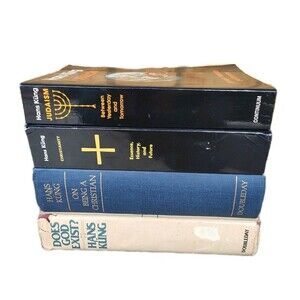 Hans Kung 4 book lot Christianity Judaism Does God Exist On Being Christian